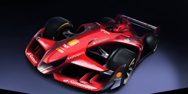 Ferrari inova e aparece com carro conceito futurista para 2015
